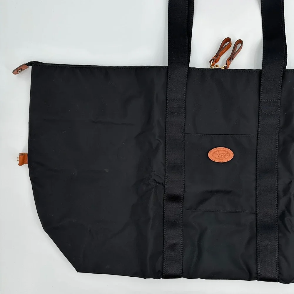 Brics X-Collection Folding Duffle‎ Bag Black Branded Subaru Nylon Weekend *READ*